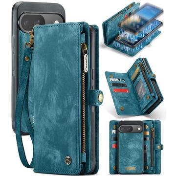 Bolsa tipo Carteira 2-em-1 Caseme 008 Multifuncional para Google Pixel 9/9 Pro - Azul