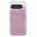 Capa de TPU Glitter Flakes para Google Pixel 9 Pro XL