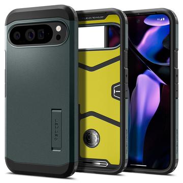 Capa Spigen Tough Armor para Google Pixel 9 Pro XL - Verde Escuro