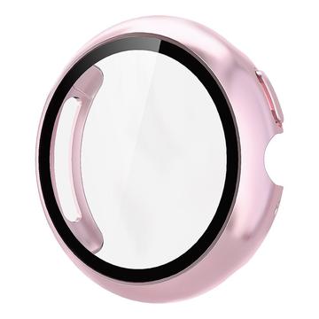 Capa de Plástico com Protetor de Ecrã para Google Pixel Watch 4 - 41mm - Cor-de-Rosa