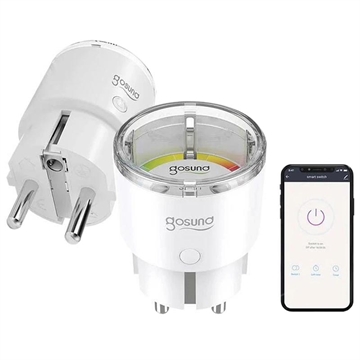 Gosund EP2 WiFi Smart Plug - 2500W, 10A, Tuya - Branco
