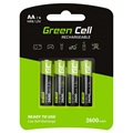 Pilhas AA Recarregáveis Green Cell HR6 - 2600mAh - 1x4