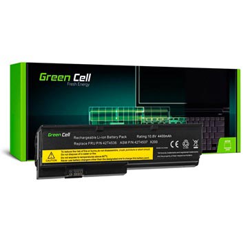 Bateria Green Cell para Lenovo Thinkpad X200, X200s, X201, X201i - 4400mAh
