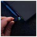 Cabo USB-C Green Cell Ray Fast com Luz LED - 1.2m