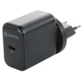 Carregador de Parede USB-C Griffin PowerBlock 30W - EU/UK/US - Preto