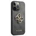 Capa Híbrida Guess 4G Big Metal Logo para iPhone 13 Pro - Preto