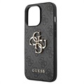 Capa Híbrida Guess 4G Big Metal Logo para iPhone 13 Pro - Preto
