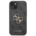 Capa Guess 4G Big Metal Logo para iPhone 14 Max - Cinzento
