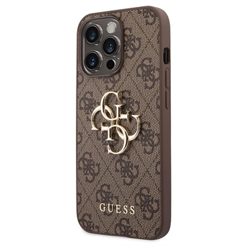Capa Híbrida Guess 4G Big Metal Logo para iPhone 14 Pro Max - Preto