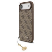Capa híbrida para iPhone Air Guess 4G Charm - Compatível com MagSafe - Castanho