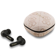 Auscultadores True Wireless Guess 4G Script Logo ENC - Rosa