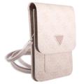 Bolsa à Tiracolo Guess 4G Triangle Logo para Smartphone - Cor-de-rosa