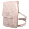 Bolsa à Tiracolo Guess 4G Triangle Logo para Smartphone - Cor-de-rosa