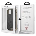 Capa Guess Charms Collection 4G para iPhone 12/12 Pro - Cinzento