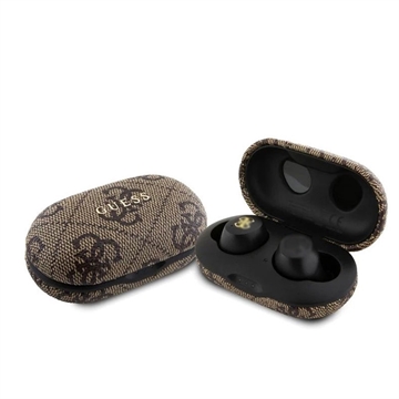 Guess GUTWSP4EGW 4G Metal Logo TWS Earphones (Open Box - Bulk Satisfactory) - Brown