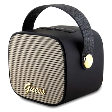 Guess GUWSB2P4SMK Mini Altifalante Bluetooth 4G Alça - Preto