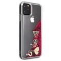 Capa Guess Glitter Collection para iPhone 11 Pro Max - Framboesa
