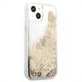 Capa Guess Glitter Collection para iPhone 13 - Dourado