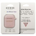 Bolsa em Silicone Guess para AirPods / AirPods 2 - Cor-de-Rosa
