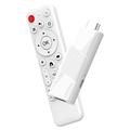 H96 MAX RK3518 4K Android 14 Mini TV Stick - WiFi 6, Bluetooth 5.4 - Branco