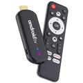 H96 MAX S905L3 4K HDR Android 14 TV Stick com WiFi 6 - Preto