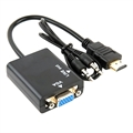 Adaptador HDMI / VGA com Cabo AUX de 3.5mm