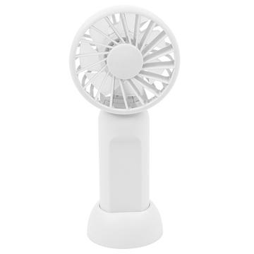 HL007 Mini ventilador de mão com 3 velocidades - Branco