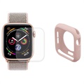 Conjunto de Protecção Hat Prince para Apple Watch Series SE/6/5/4 - 44mm - Cor-de-Rosa