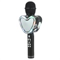Microfone com Coração e Coluna Bluetooth Q5