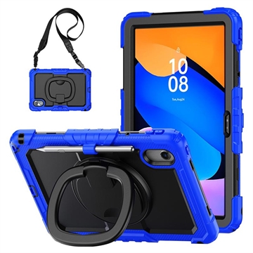 Capa com Alça Heavy Duty 360 para Lenovo Tab M11/Idea Tab - Azul Escuro