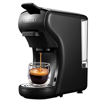 Máquina de café de cápsulas HiBREW H1A 1450W 3 em 1 (Embalagem aberta - Satisfatório)