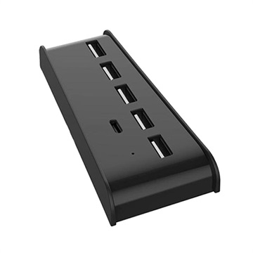 Hub USB de 6 Portas de Alta Velocidade para Sony PlayStation 5