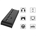Hub USB de 6 Portas de Alta Velocidade para Sony PlayStation 5