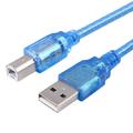 Cabo USB de alta velocidade para impressora 2.0 - USB-A macho / USB-B macho - 1.8m - Azul