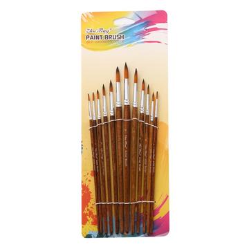 Pincéis Hobby para pintura acrílica e a óleo - 12 peças