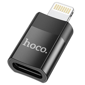Adaptador Lightning/USB-C Hoco UA17 - USB 2.0, 5V/2A - Preto