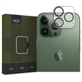 Protetor de Lente de Câmera de Vidro Temperado Hofi Cam Pro+ para iPhone 15 Pro/15 Pro Max - Transparente / Preto