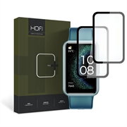 Protetor de Ecrã em Vidro Temperado Hofi Hybrid Pro+ para Huawei Watch Fit SE - Borda Preta - 2 Unidades