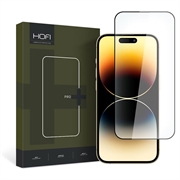 Protetor de Ecrã em Vidro Temperado Hofi Premium Pro+ para iPhone 15 - Borda Preta