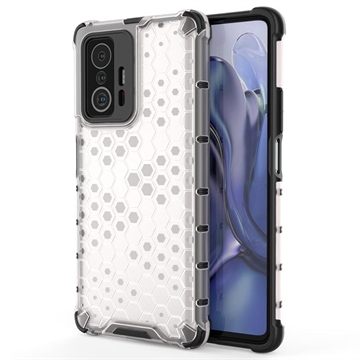 Capa Híbrida Honeycomb Armored para Xiaomi 11T/11T Pro - Transparente