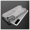 Capa Híbrida Honeycomb Armored para Samsung Galaxy S22 5G - Transparente