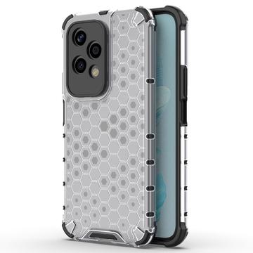 Capa Híbrida Honeycomb Armored para Honor 200 Lite - Cinzento
