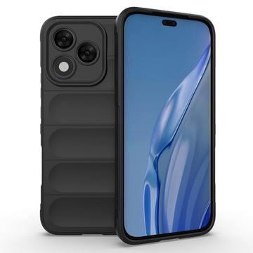 Capa de TPU Rugged para Honor 400 Lite - Preto