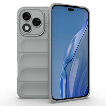 Capa de TPU Rugged para Honor 400 Lite - Cinzento Claro