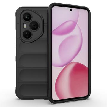 Capa de TPU Rugged para Honor 400 Pro - Preto