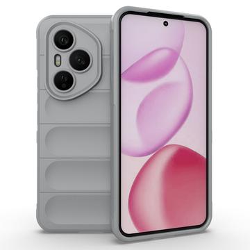 Capa de TPU Rugged para Honor 400 Pro - Cinzento Claro