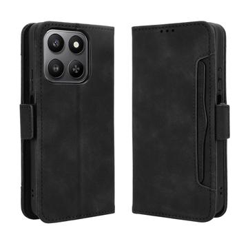 Capa para carteira para Honor 400 Smart 5G/4G/X7d 4G - Preto