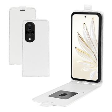 Bolsa Vertical com Ranhura de Cartão para Honor 70 Pro - Branco