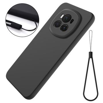 Capa de Silicone Líquido para Honor Magic6 - Preta