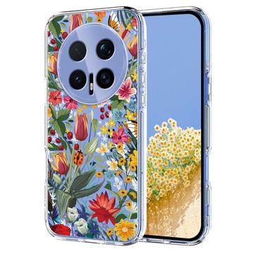 Capa em TPU com padrão floral para Honor Magic8 Pro - Lírios